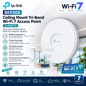 TP-Link BE9300 Ceiling Tri-Band Wi-Fi 7 Access Point - TL-EAP773