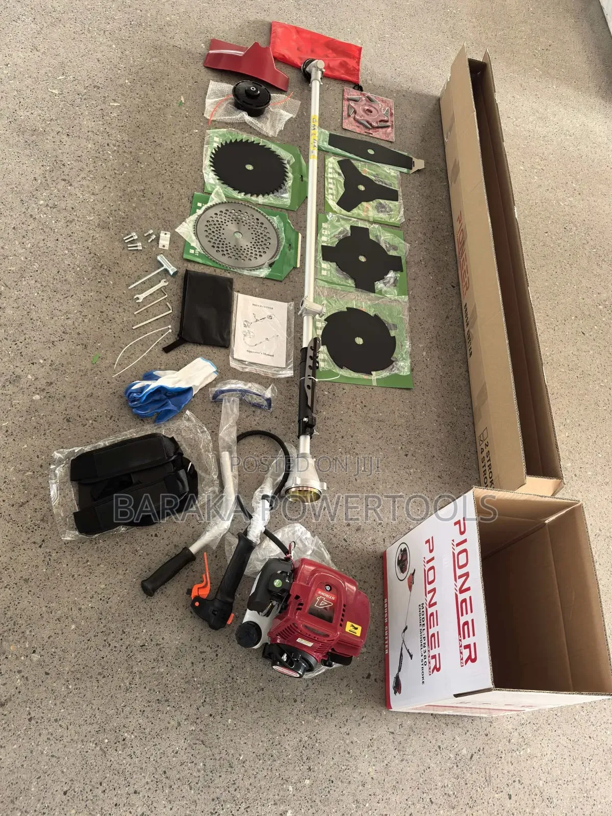PIONER PN380 Petrol Brush Cutter / Grass Trimmer