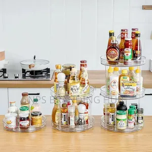 3 Layer 360 Rotation Cabinet Turntable Organizer/Lazy Susan(hgm