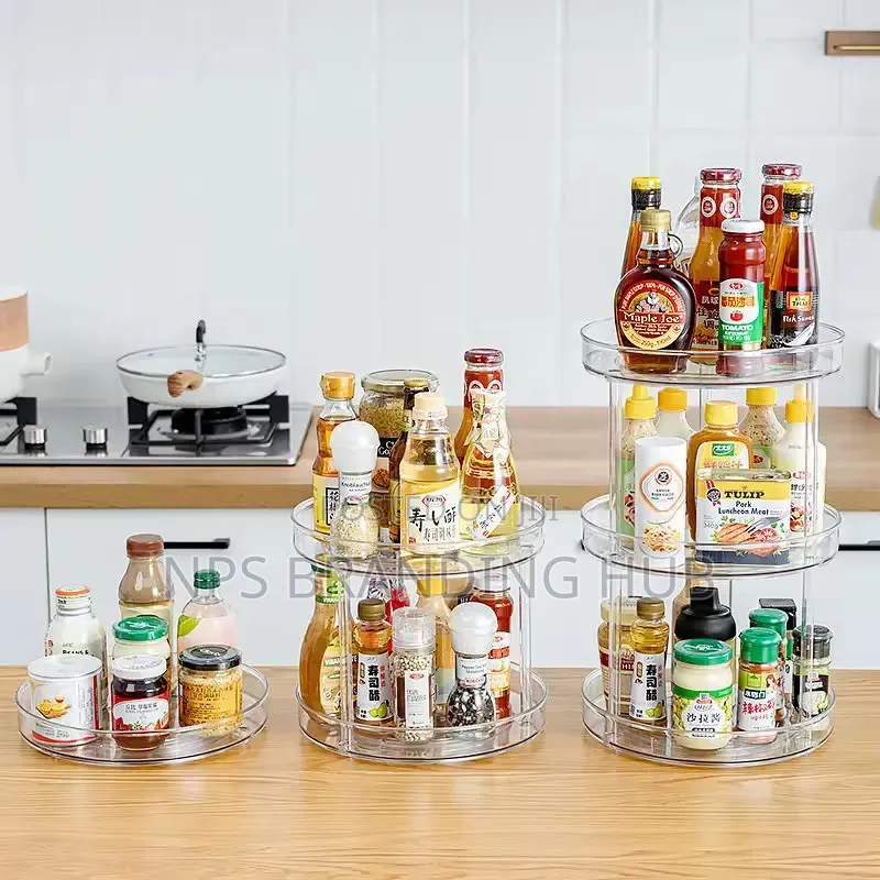 3 Layer 360 Rotation Cabinet Turntable Organizer/Lazy Susan(hgm