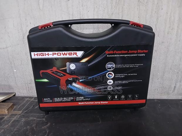 Multi-Function 12V Car Jump Starter Kit With Portable Air Pump - thumbnail 2