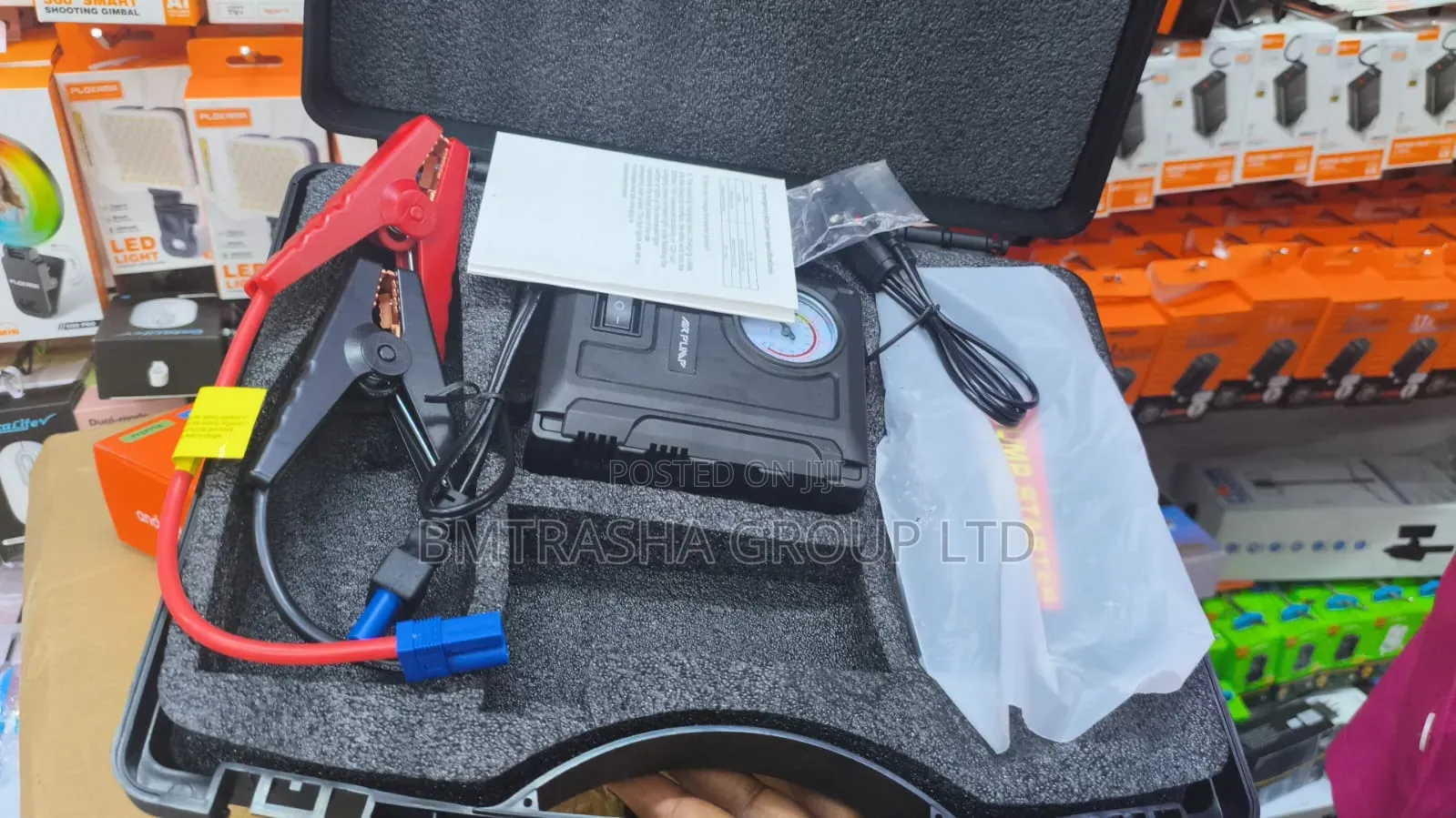 Multifunction Car Jump Starter Power Bank – Portable Battery Booster