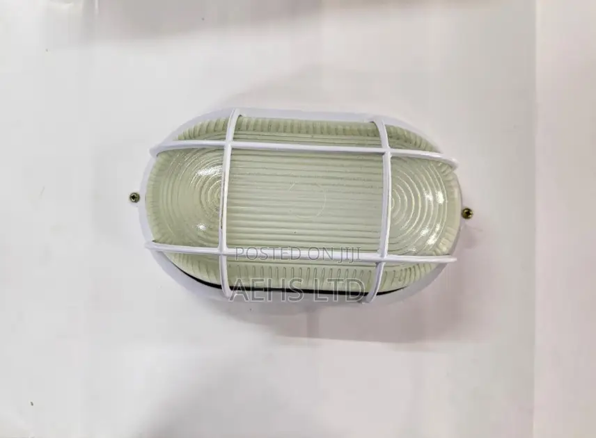 Oval Bulkhead Wall and Ceiling Light Fitting