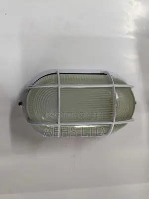 Oval Bulkhead Wall and Ceiling Light Fitting