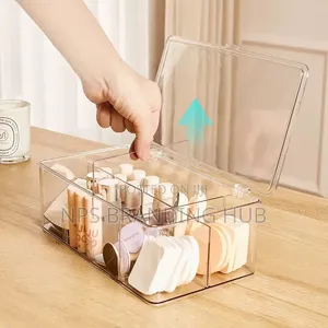 8 Slot Tea Bag Coffee Organizer Container With Removable Divider HGM
