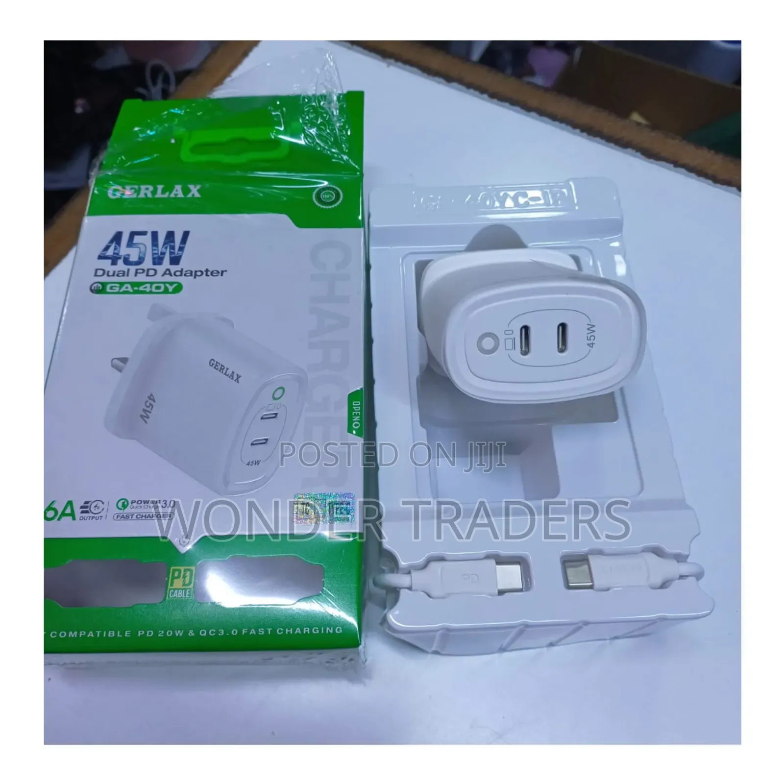 2 Port C-C 45w Super Fast Charger