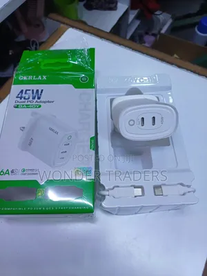 2 Port C-C 45w Super Fast Charger