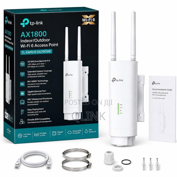 TP-Link AX1800 Wi-Fi 6 Access Point - TL-EAP610-OUTDOOR