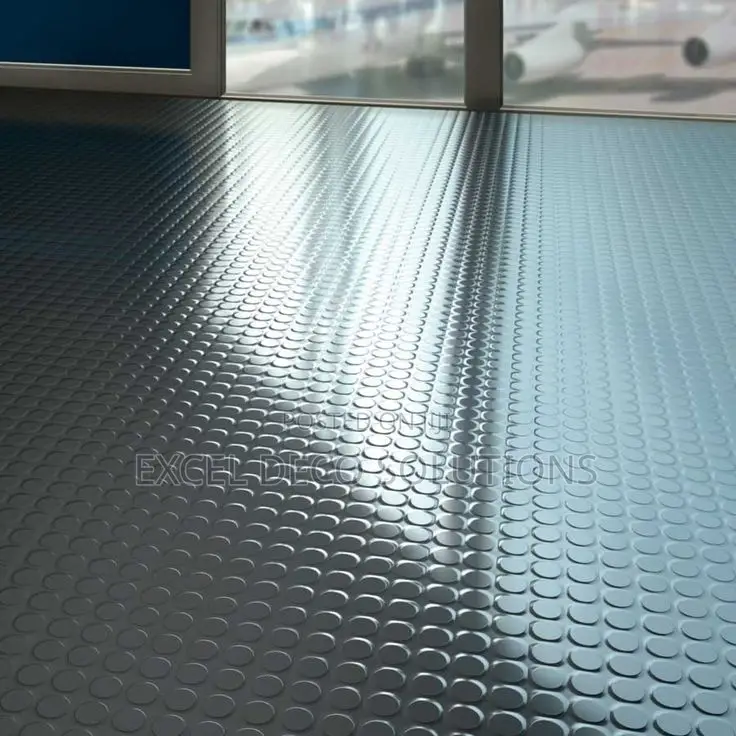 4mm Rubber Coin Mat Roll for Van Truck Bed Lining (Per Meter)