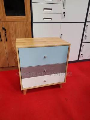 Multi-Coloured Bedside Cabinet