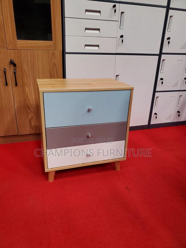 Multi-Coloured Bedside Cabinet - thumbnail 2