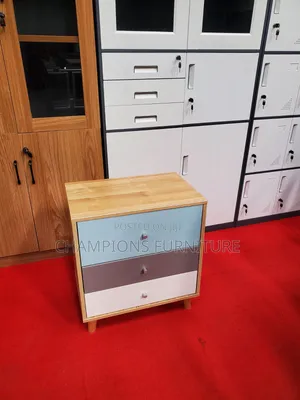 Multi-Coloured Bedside Cabinet