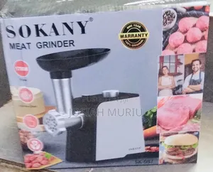SOKANY 2500W Meat Grinder – Multi-Function Sausage Kibbe Maker
