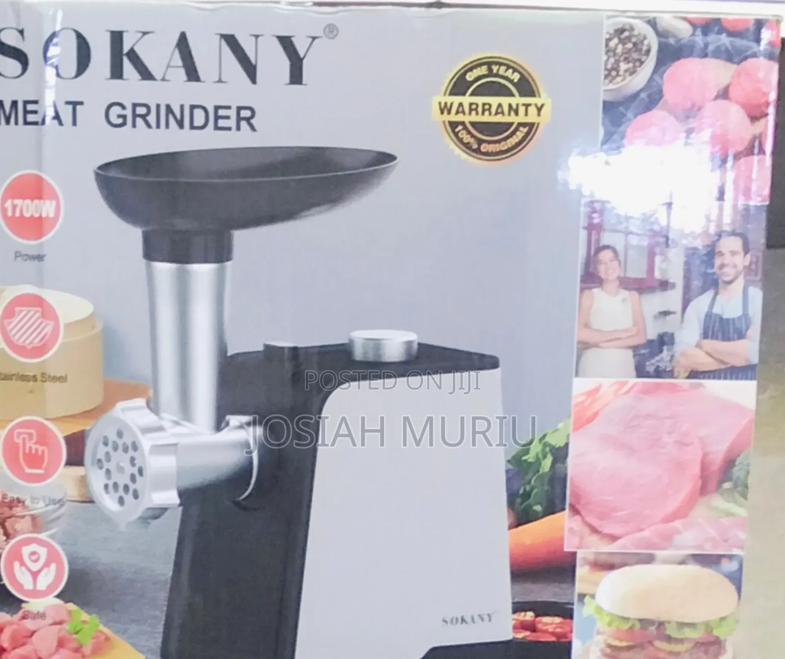 SOKANY Electric Meat Grinder – Powerful Durable Kitchen Mincer