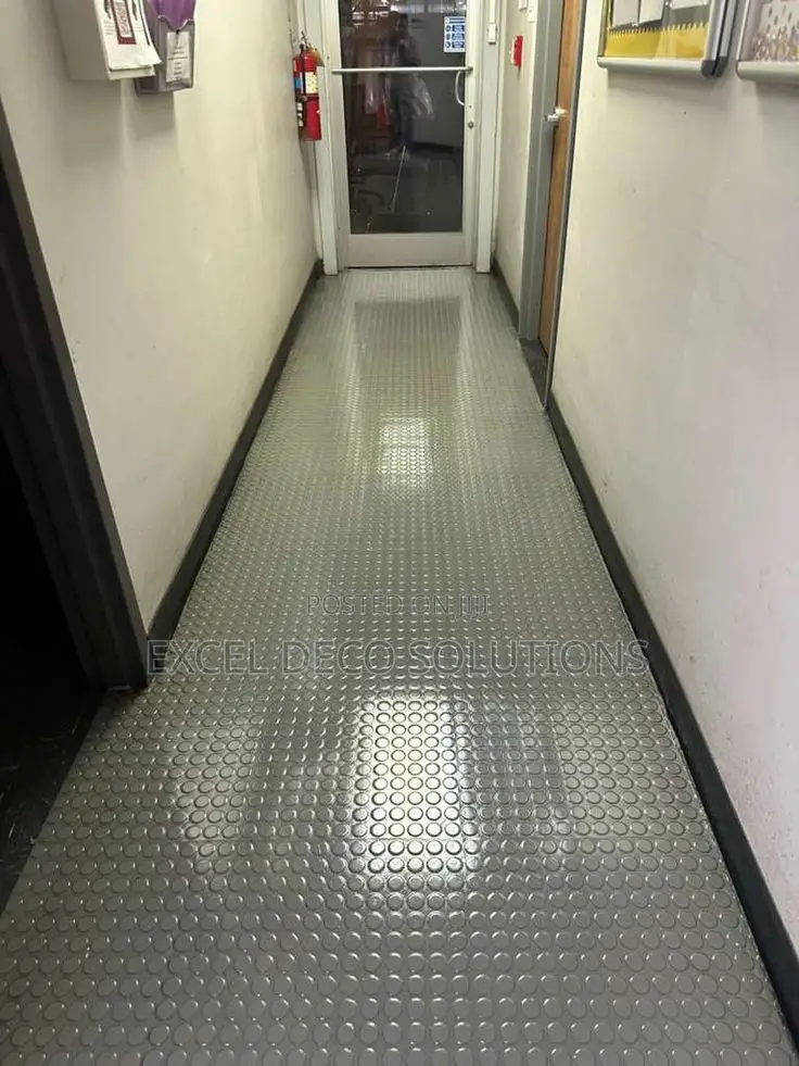 Premium 4mm Coin Studded Rubber Floor Liner Roll – Sold Per Meter