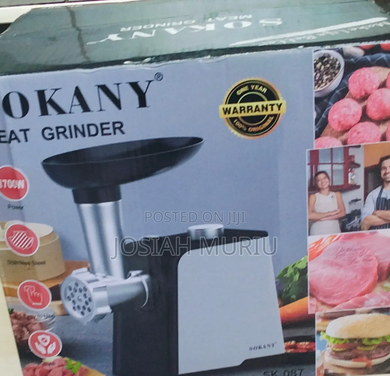 SOKANY Meat Grinder – Stainless Steel Electric Meat Mincer