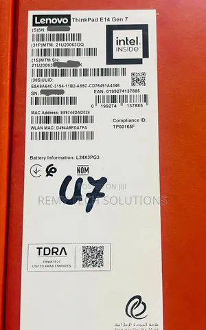 New Laptop Lenovo ThinkPad E14 Gen 6 16GB Intel Core i7 SSD 512GB