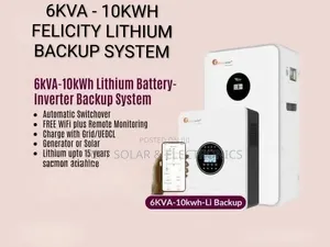 6kva Felicity Hybrid Inverter - 10kwh Lithium Battery Backup Solution