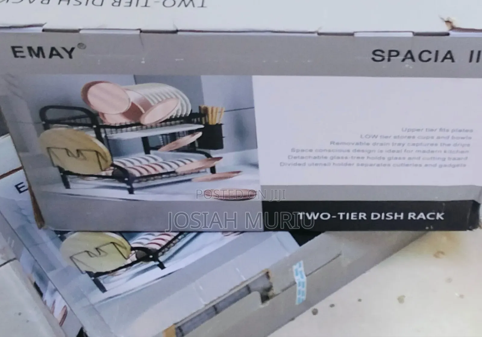 2-Tier Kitchen Dish Drying Rack – Large Capacity