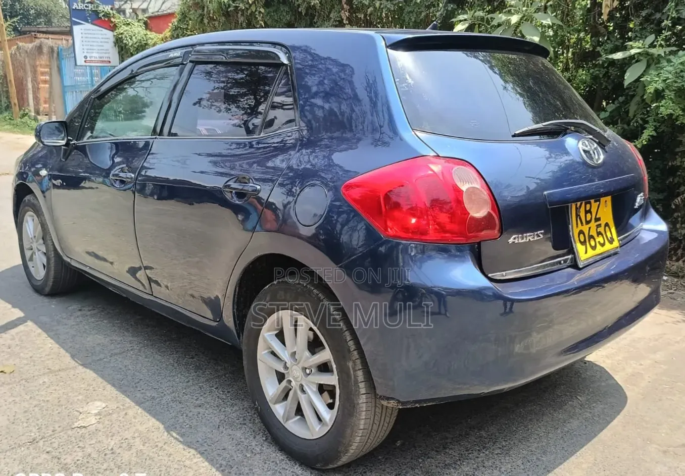 Toyota Auris 2009 Blue