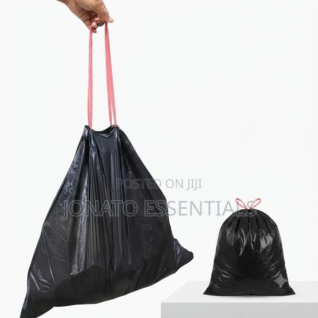 75 Piece Drawstring Garbage Bags, Trash Paper Bags