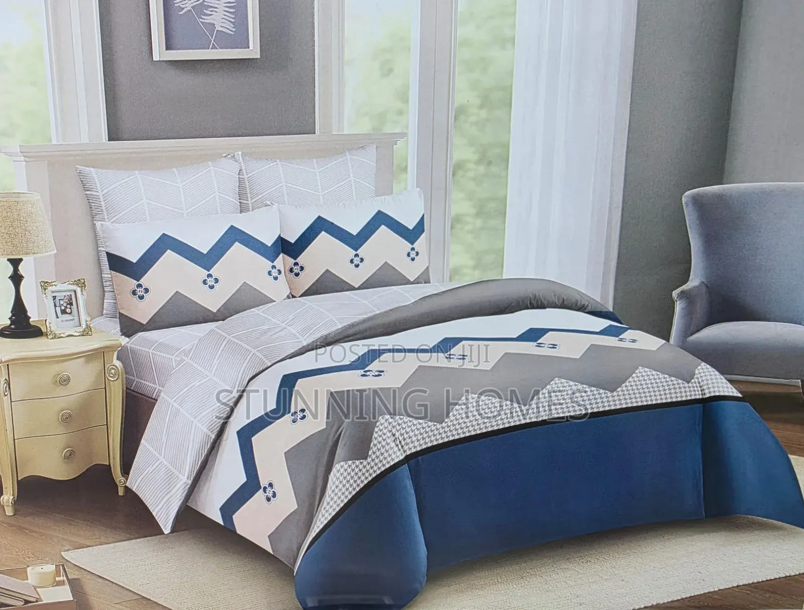 5*6 Binded Double Sided Duvets Set