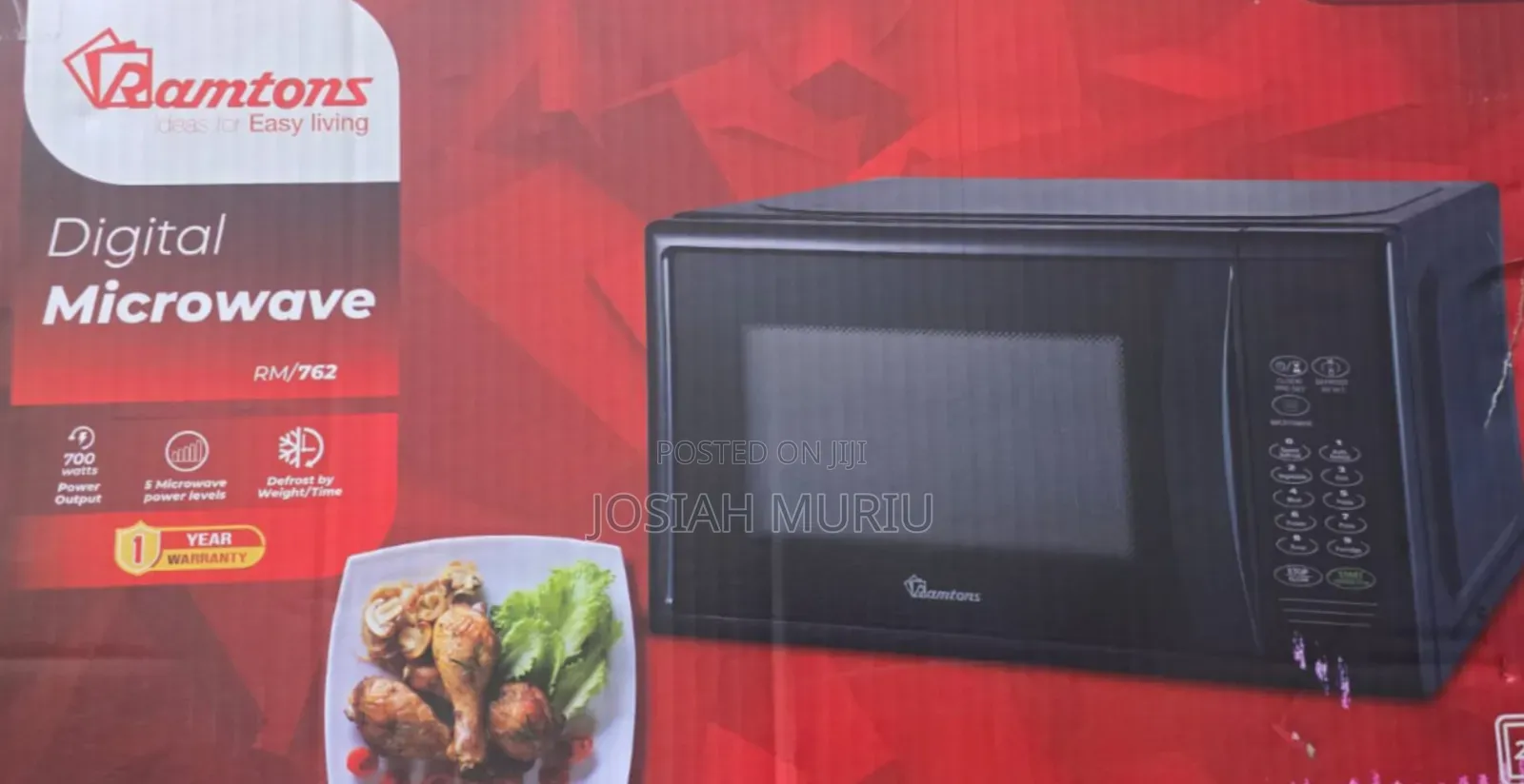 Ramtons 20l Microwave RM/762