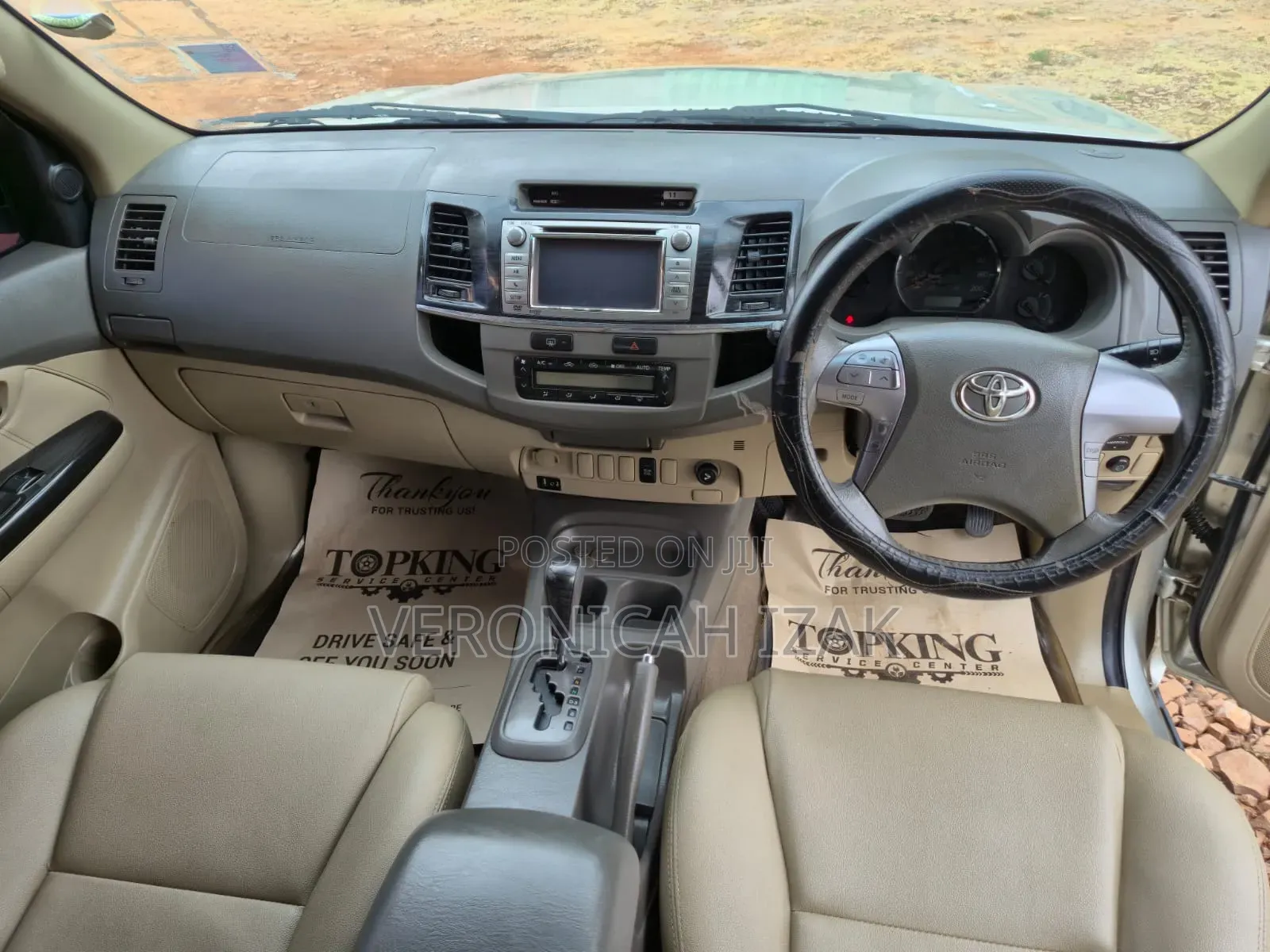 Toyota Fortuner 2012 Beige