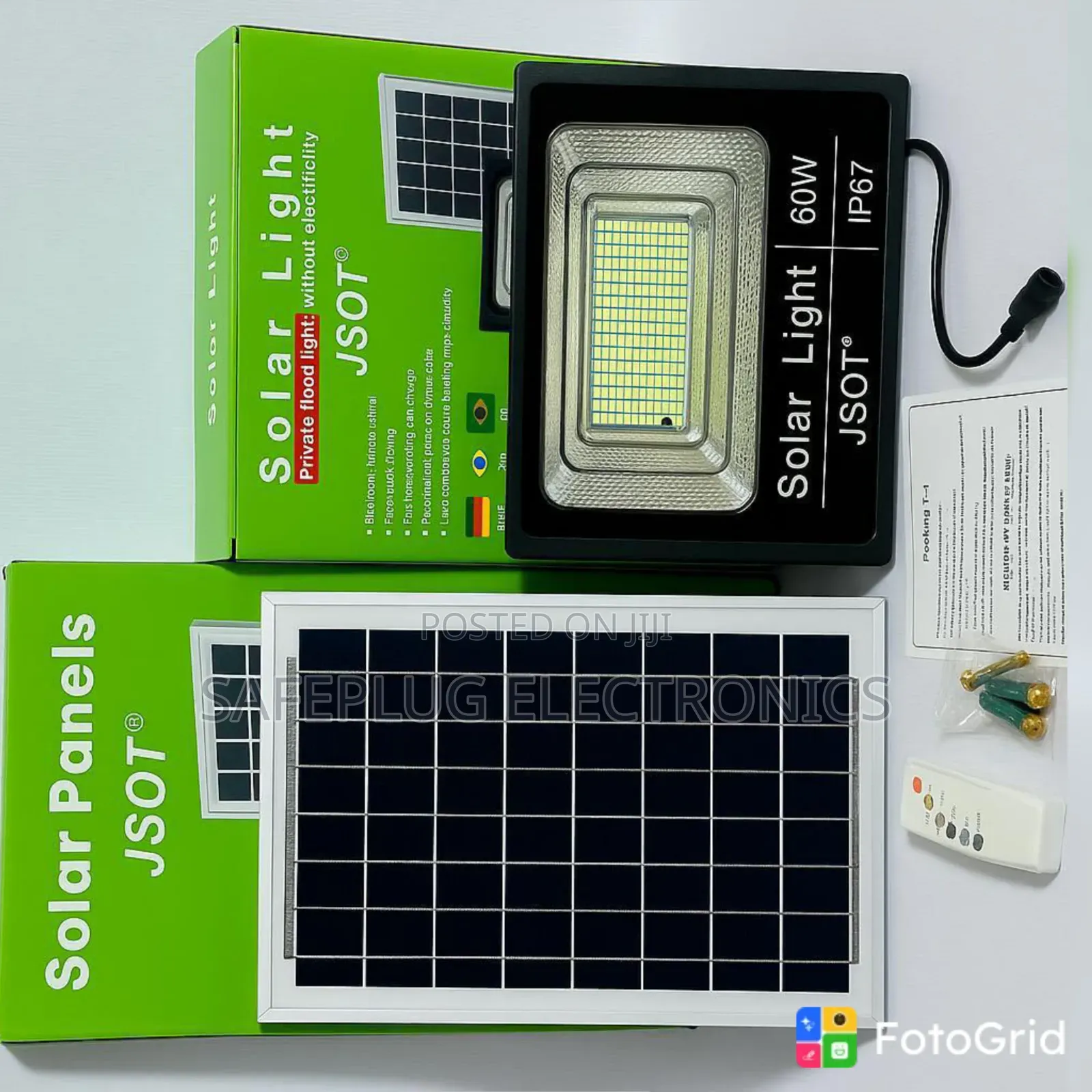 US-200W Solar Flood Light – KSh 3,000