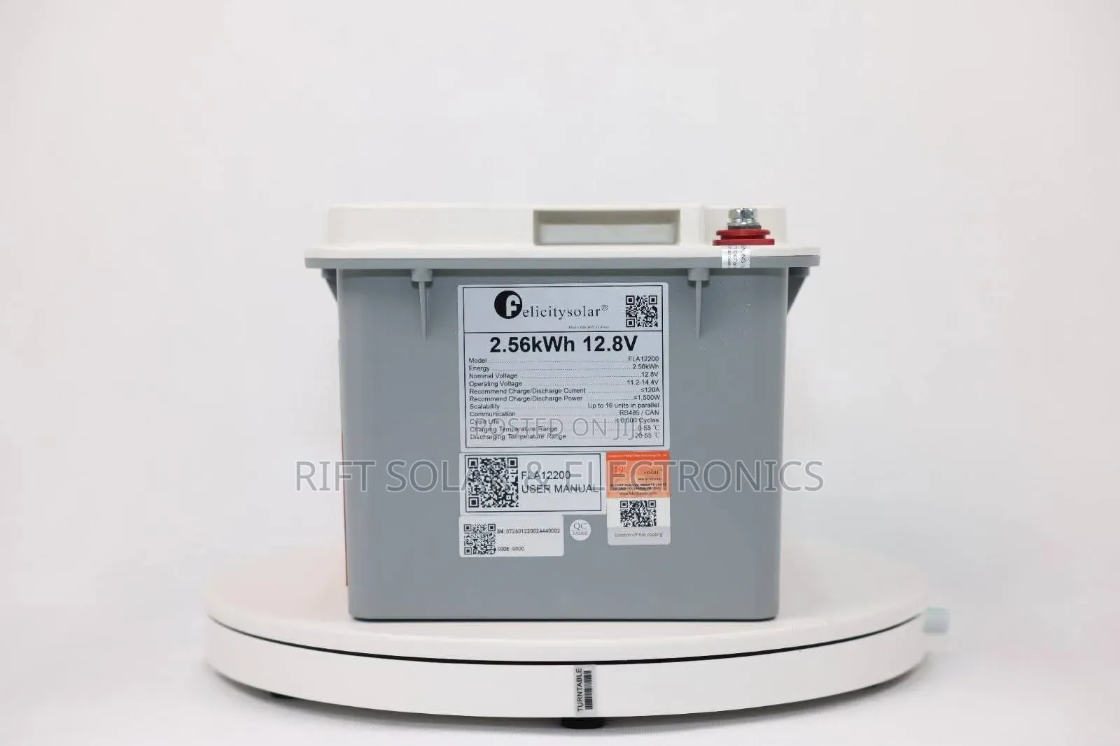 Felicity 2.56kwh - 12.6v Lithium Ion Battery