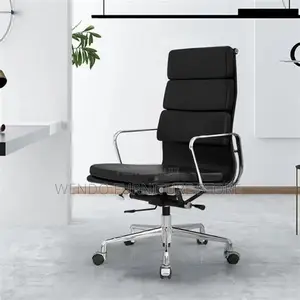 Office Chairs; Leather High Back Office Sleek Chair