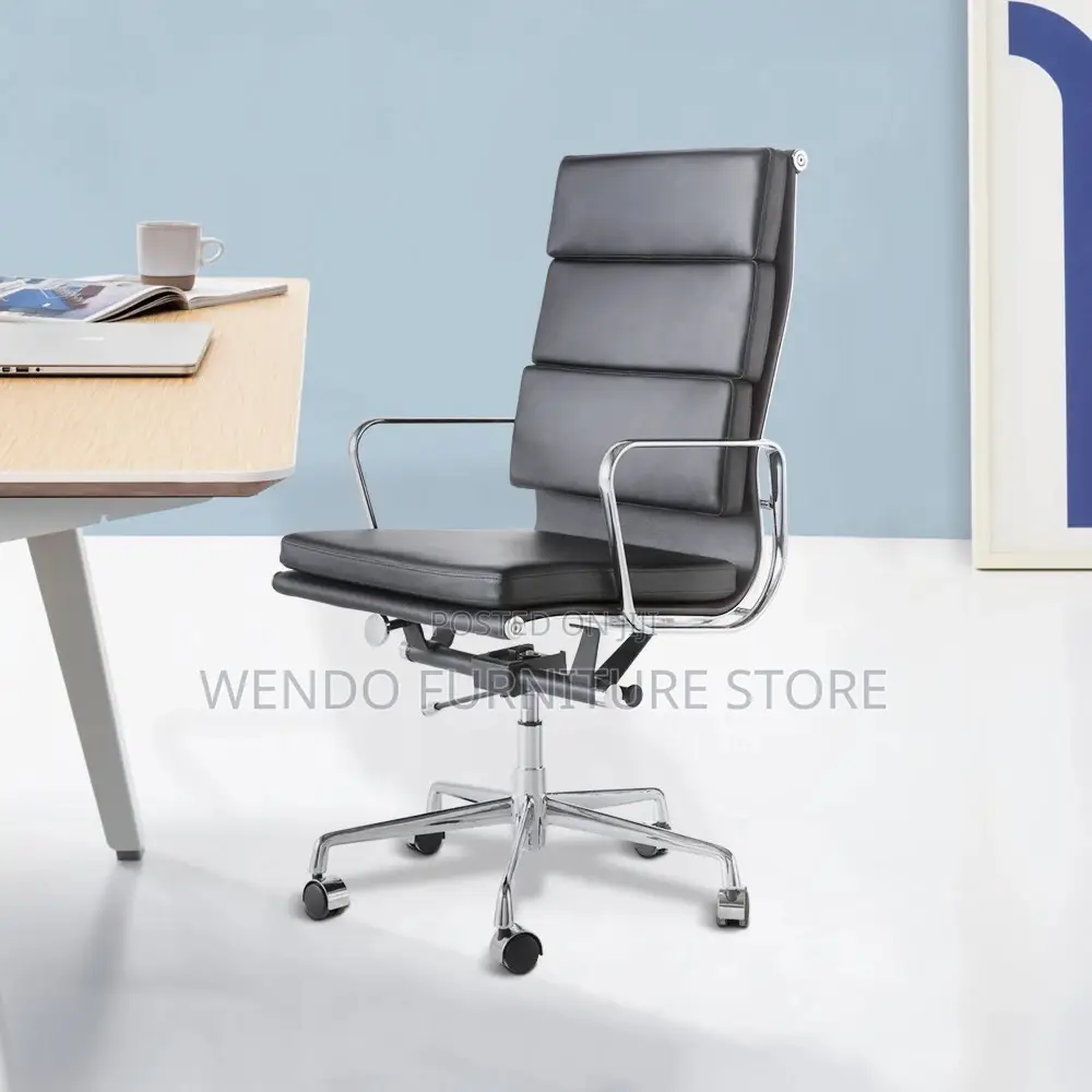 Office Chairs; Leather High Back Office Sleek Chair