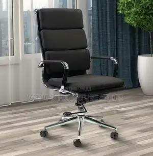 Office Chairs; Leather High Back Office Sleek Chair