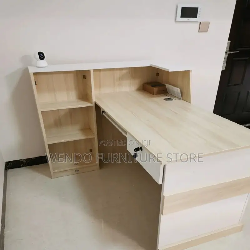 Reception Desk; 1600mm Front Reception Office Guests Desk