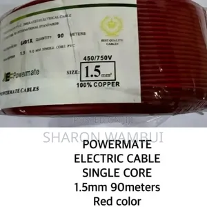 Powermate 1.5mm Electric Cable Single/1.5mm Powermate Electric Cable