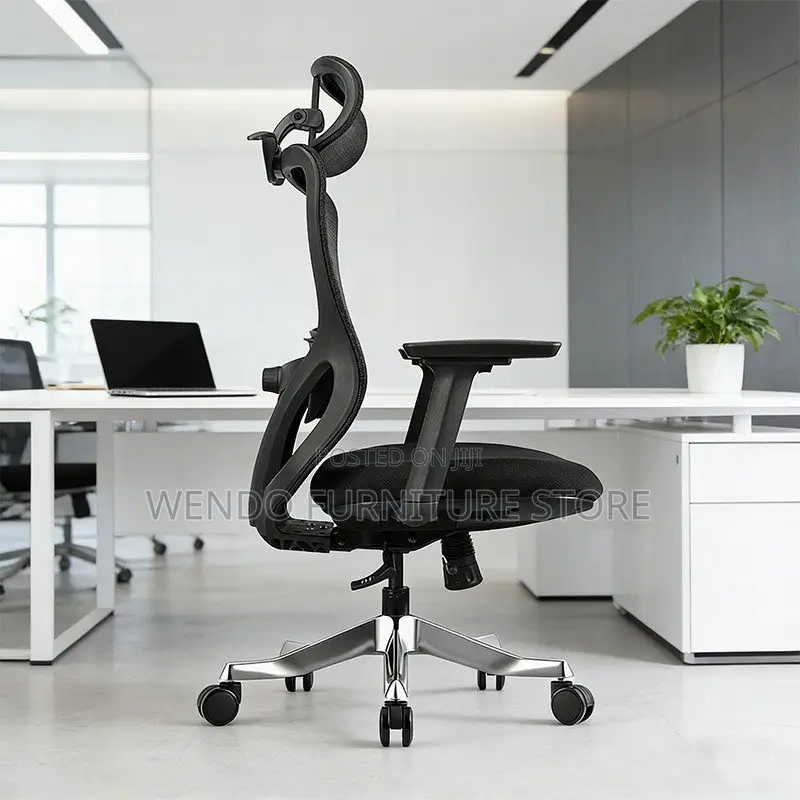 Office Chairs; Supreme High Back Support Executive Fabric Office Chair