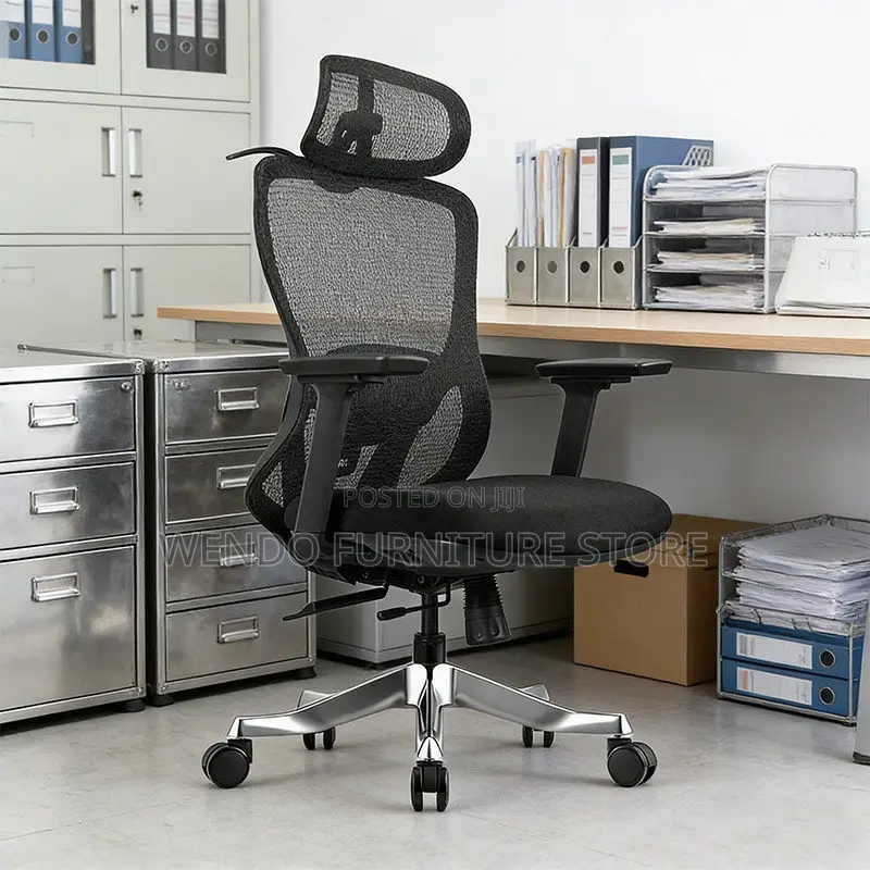 Office Chairs; Supreme High Back Support Executive Fabric Office Chair
