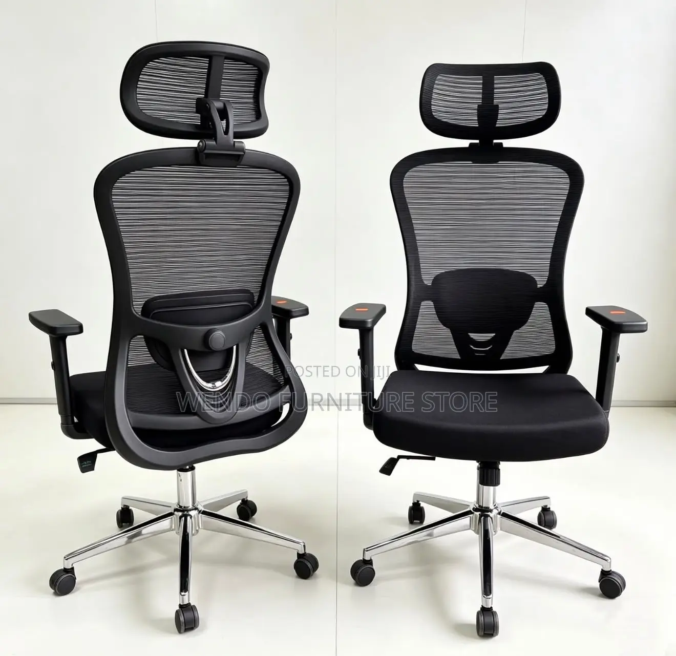 Office Chairs; Supreme High Back Support Executive Fabric Office Chair