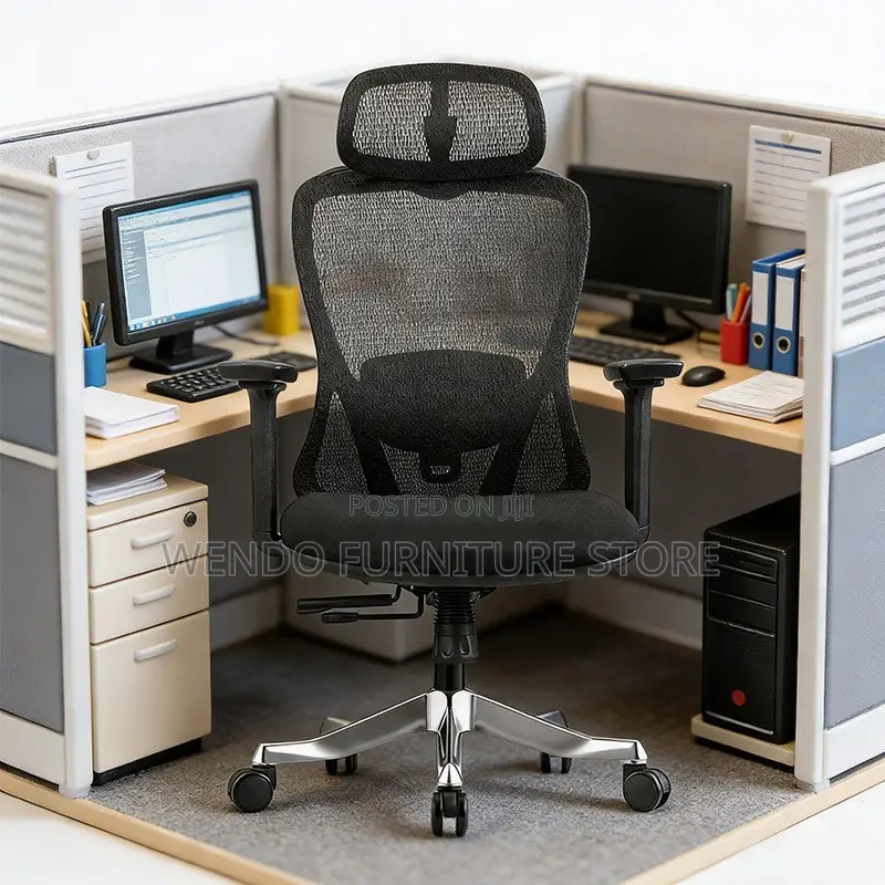 Office Chairs; Supreme High Back Support Executive Fabric Office Chair