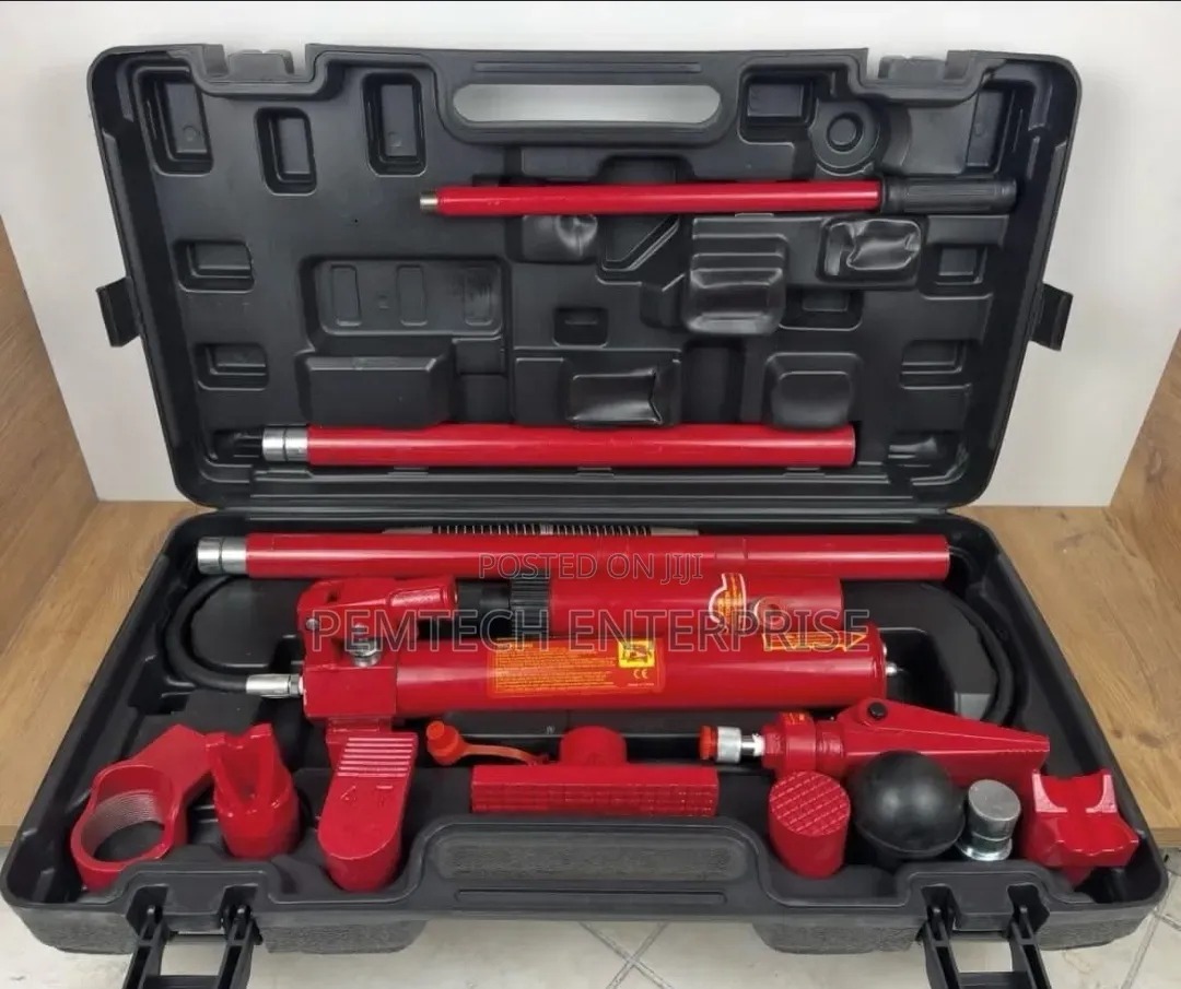 10-Ton Hydraulic Auto Body Frame Repair Kit Known as Porta-Power Kit