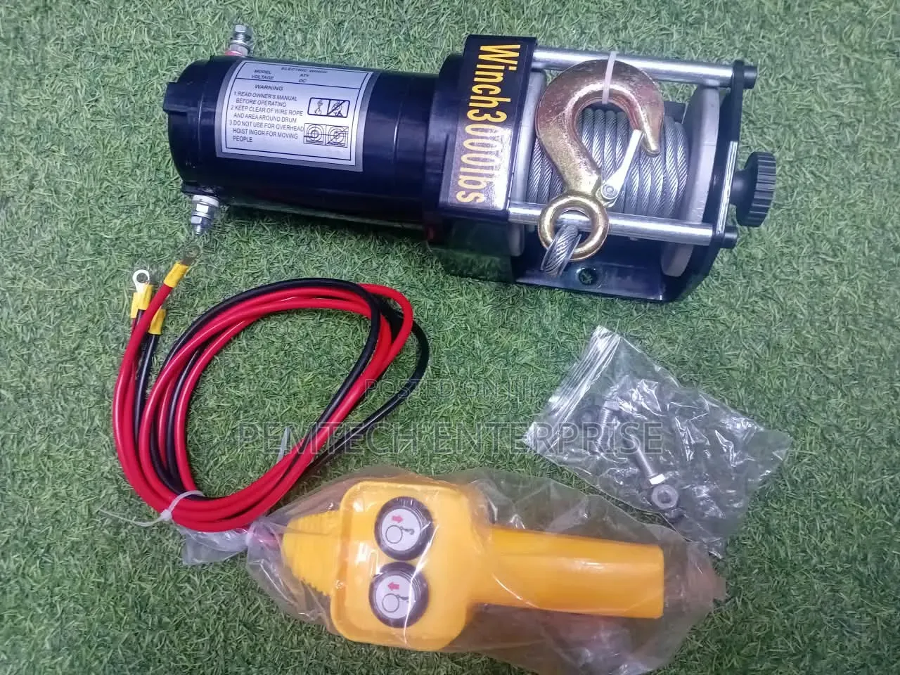 3000 LBS (1350 Kg) Electric Winch Kit, 12v