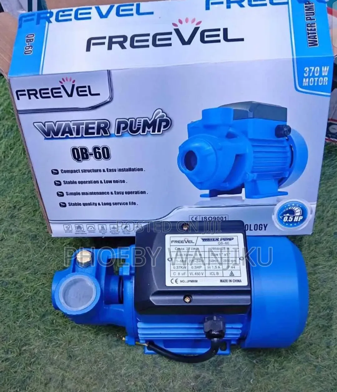 Freevel Water Booster Pump/Electric Water Pump QB60