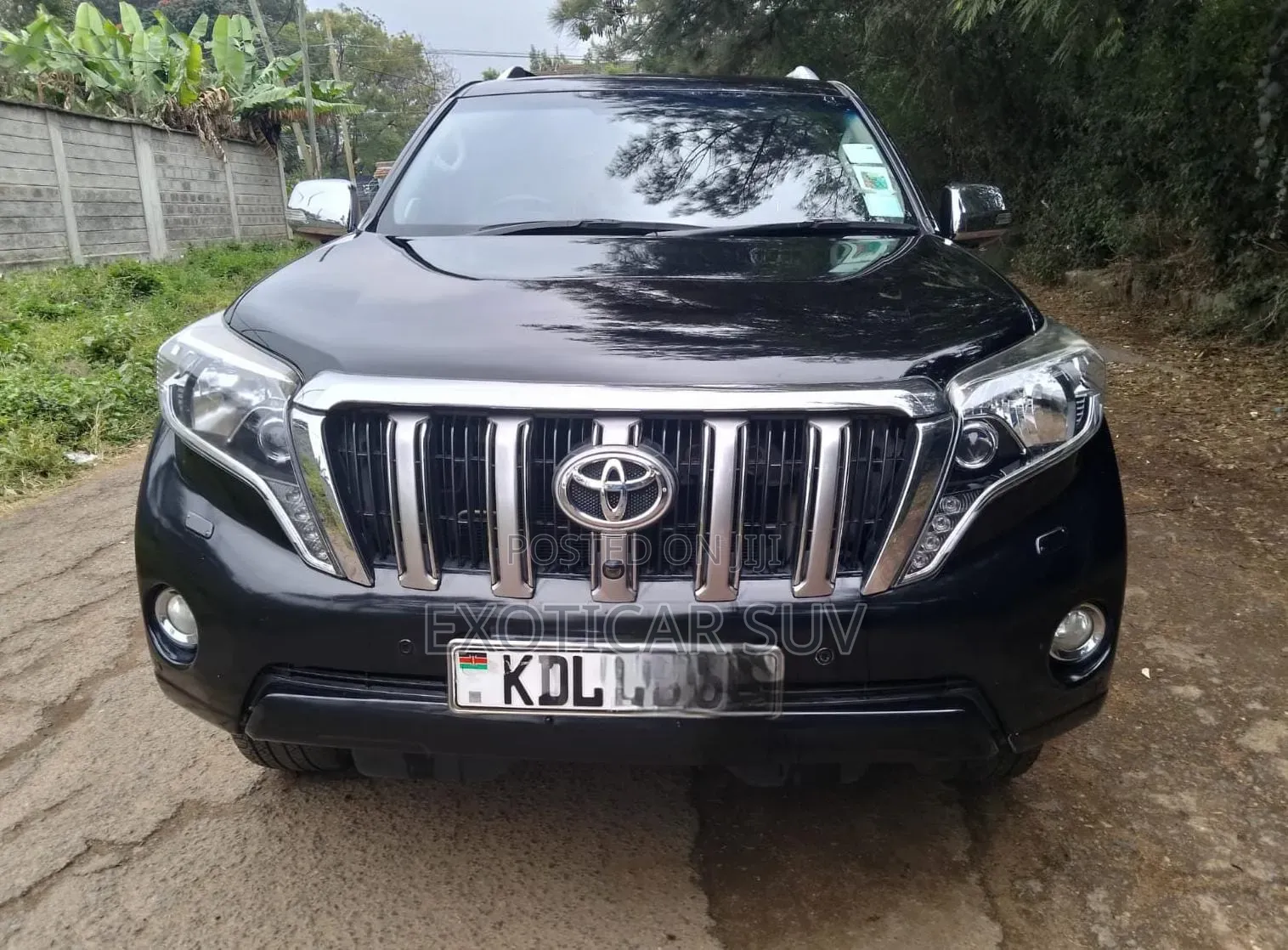 Toyota Land Cruiser Prado 2017 Matt Black