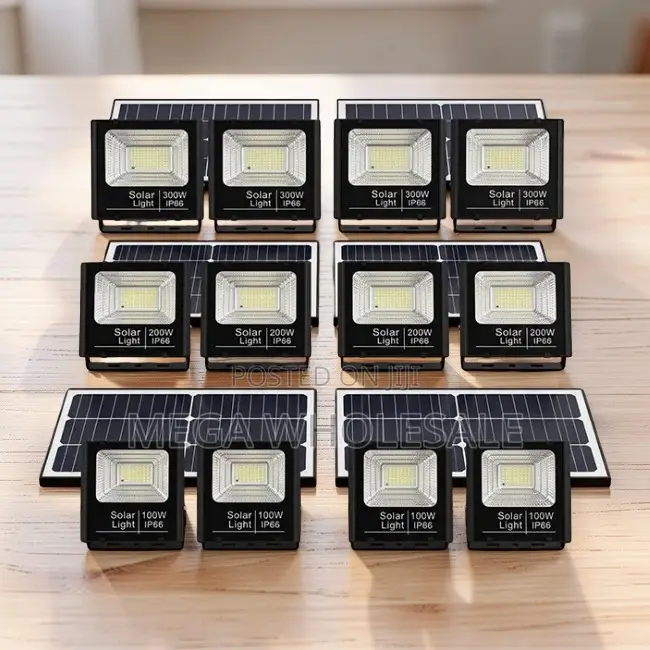 Factory Prices Solar 100W,200W,300W Watts Double Solar Floodlights.