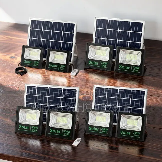 Manufacturer Prices 100W,200W,300W Watts Double Solar Floodlights