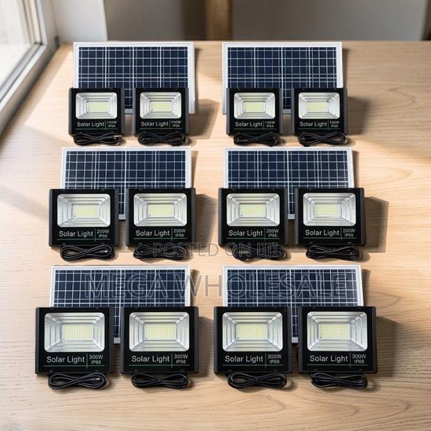 Low Prices Bright 100W,200W,300W Watts Double Solar Floodlights
