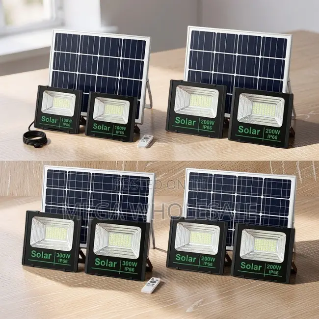 Bulk Discounts Solar 100W,200W,300W Watts Double Solar Floodlights