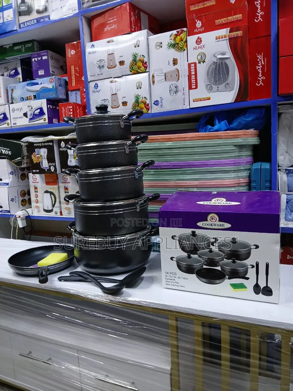 Non Stick Tc Cookware Set