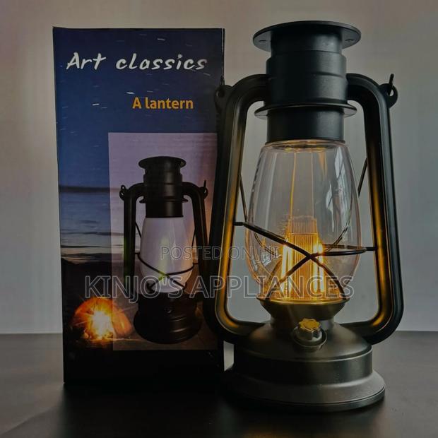 Art Classic Vintage Big Solar Lantern