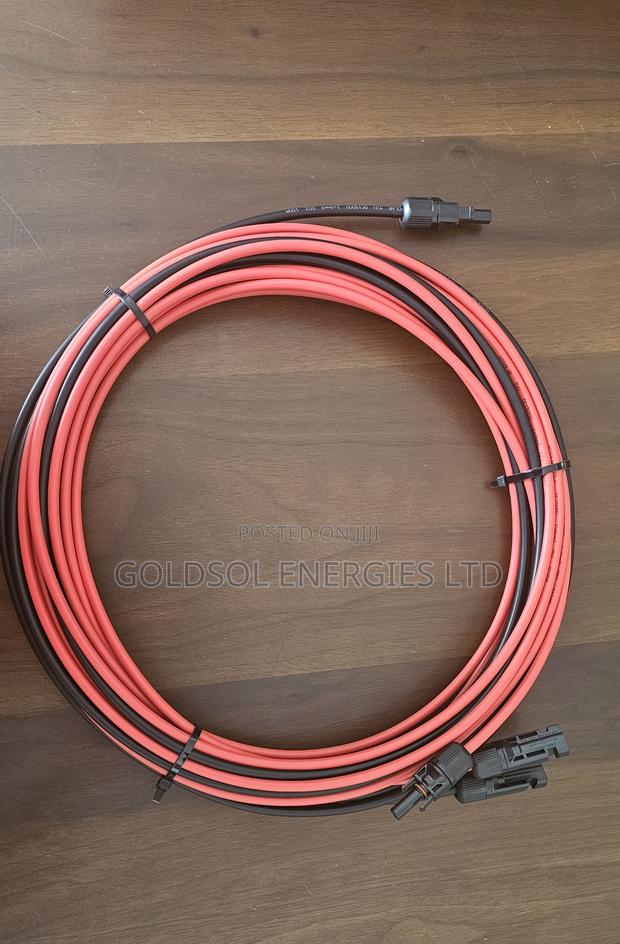 4mm PV Cable - 10 Meters With MC4 Connectors
